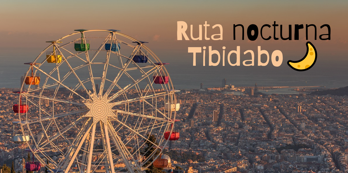 🔒COMPLETO 🌙 Ruta nocturna: Atardecer en el Tibidabo 🌅 Fácil-Intermedio 10km💪 ➸ 📅13.10.23 💰20€