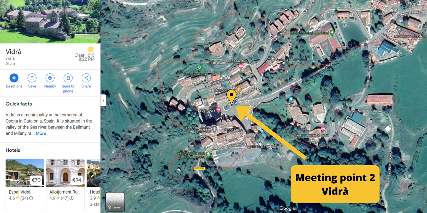 🌊 Espléndido Vidrá, Salt del Molí y vistas de Pirineos 🏔️ Intermedio 14km 💪 ➸ 📅 08.07.23 💰 39€