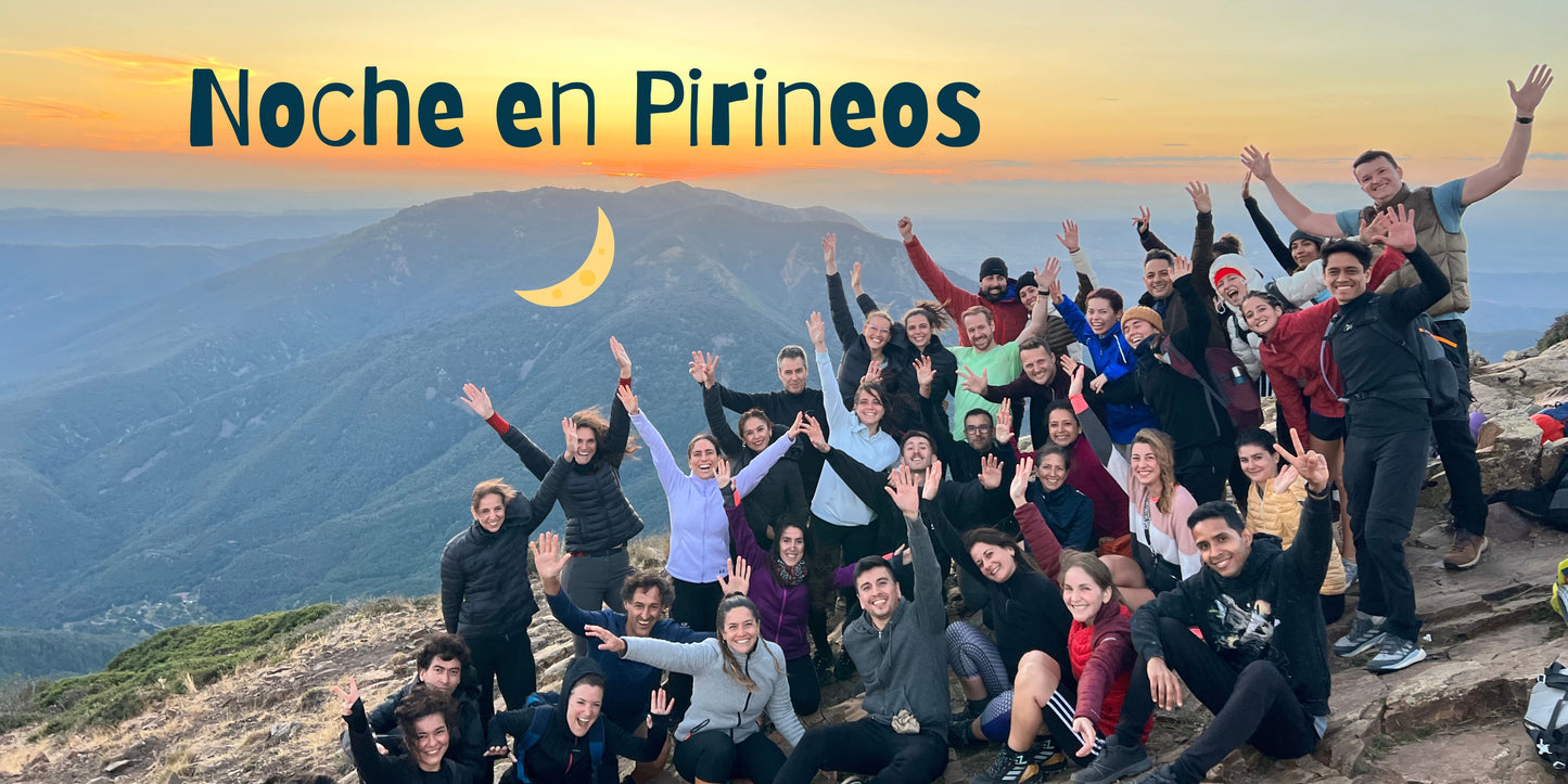 🔒COMPLETO 🌙 Noche fugaz en Pirineos 🏔️ Entre montañas, lagos y estrellas ⭐️ Intermedio 14km 💪 ➸ 📅 Sábado, 20.07.24 - Domingo, 21.07.24 💰40€-60€