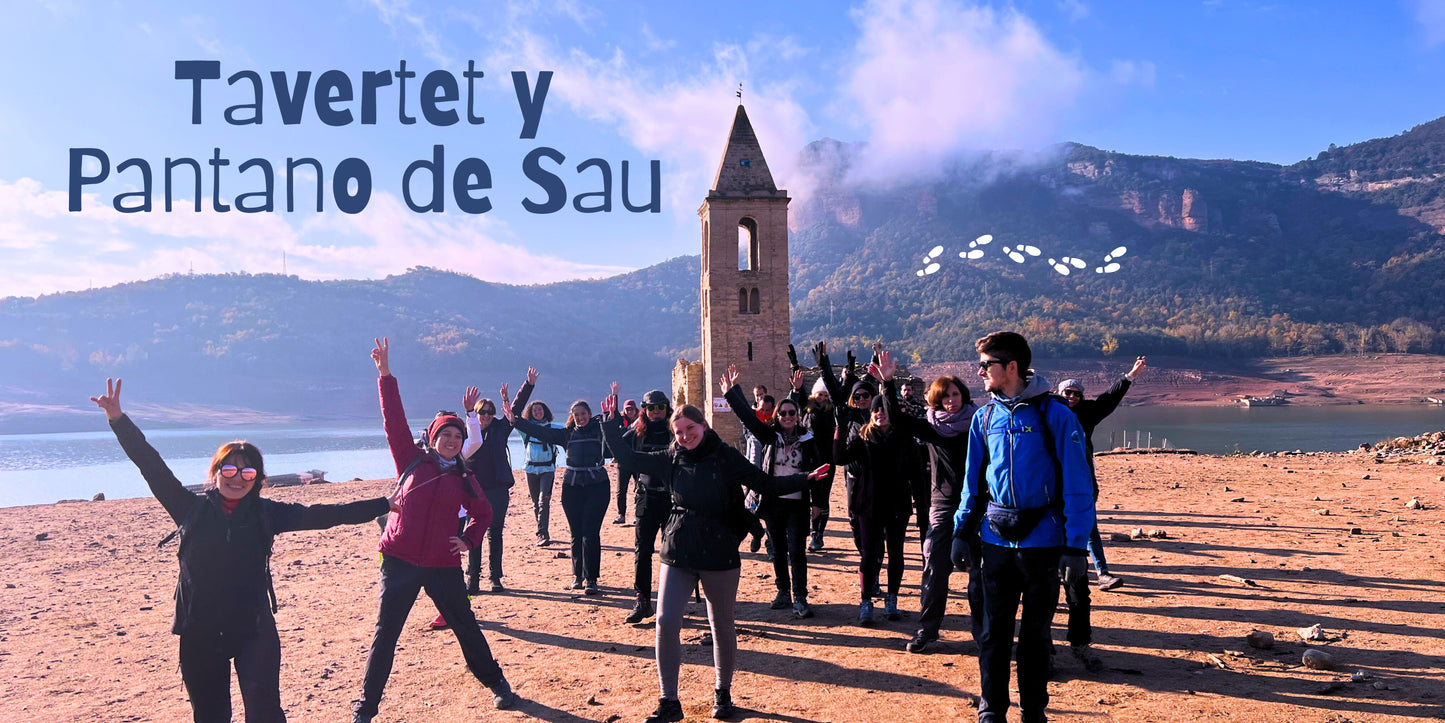 🔥2 plazas 🌄 Impresionante Tavertet y Pantano de Sau 🌊⛪ Intermedio-Avanzado 14km 💪 ➸ 📅25.11.23 💰39€