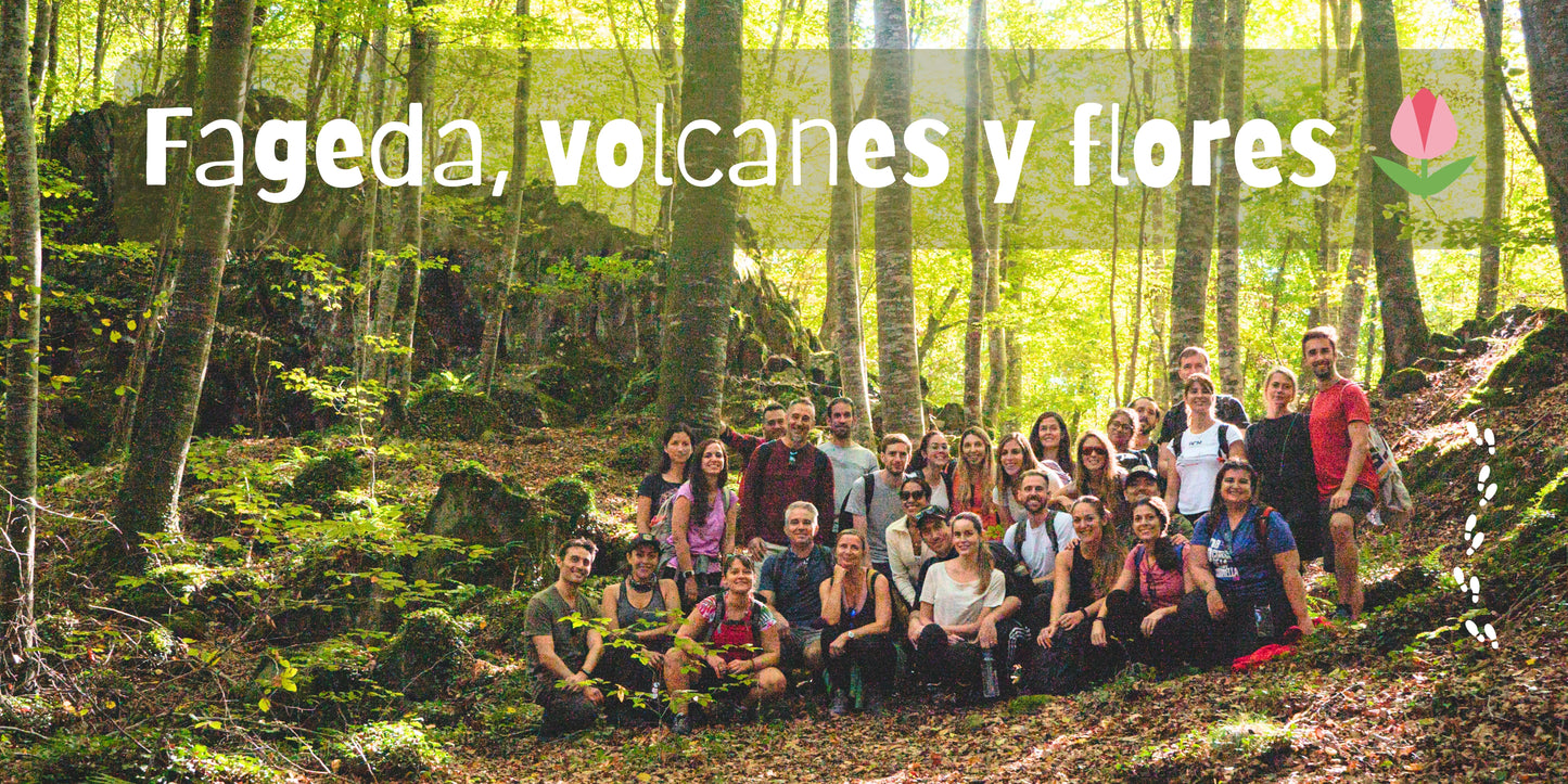 🔥2 plazas 🌳 Fageda, volcanes y festival de flores en Girona 🌷Fácil-Intermedio 8km 💪 ➸ 📅 Sábado, 18.05.24 💰39€