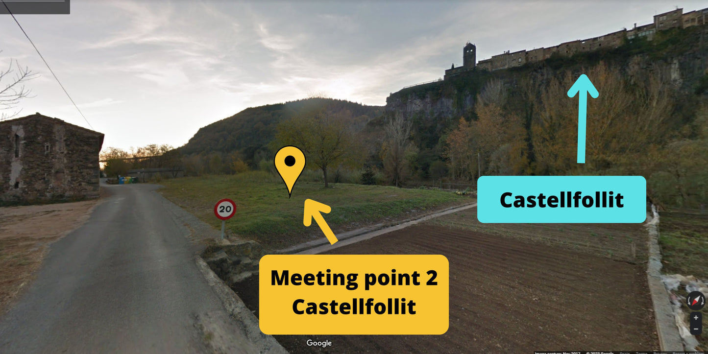 🔒COMPLETO ⛰️ Espectacular Castellfollit de la Roca & calçotada! 🧅🔥 Intermedio 12km 💪➸ 📅20.01.24 💰39€